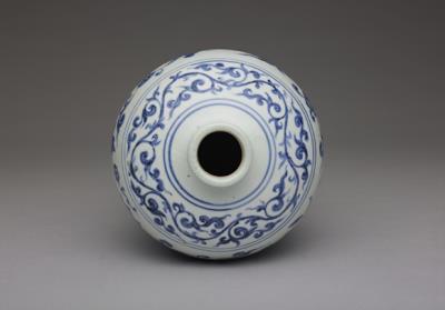 图片[2]-Meiping vase with lotus blossoms in underglaze blue, Ming dynasty, Yongle reign, 1403-1424-China Archive